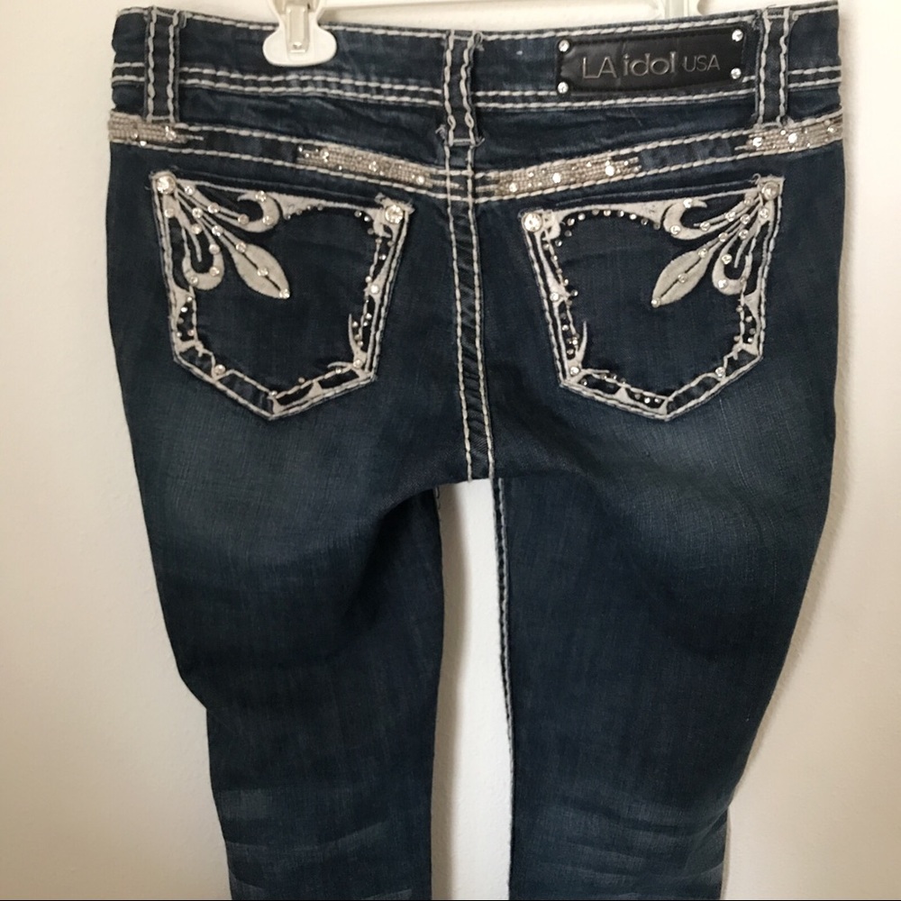 LA idol USA Stretch Skinny Jean 33” Inseam